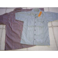 Camisa de Tecido Listrada Masculina